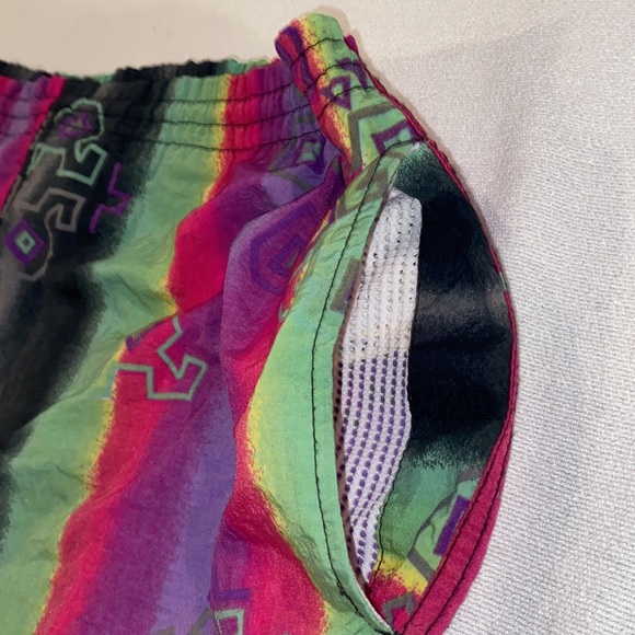 Weekend Gear vintage men’s multicolored swim trunks size medium - Picture 5 of 10